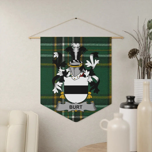Personalized Family Crest Tartan Banner product type