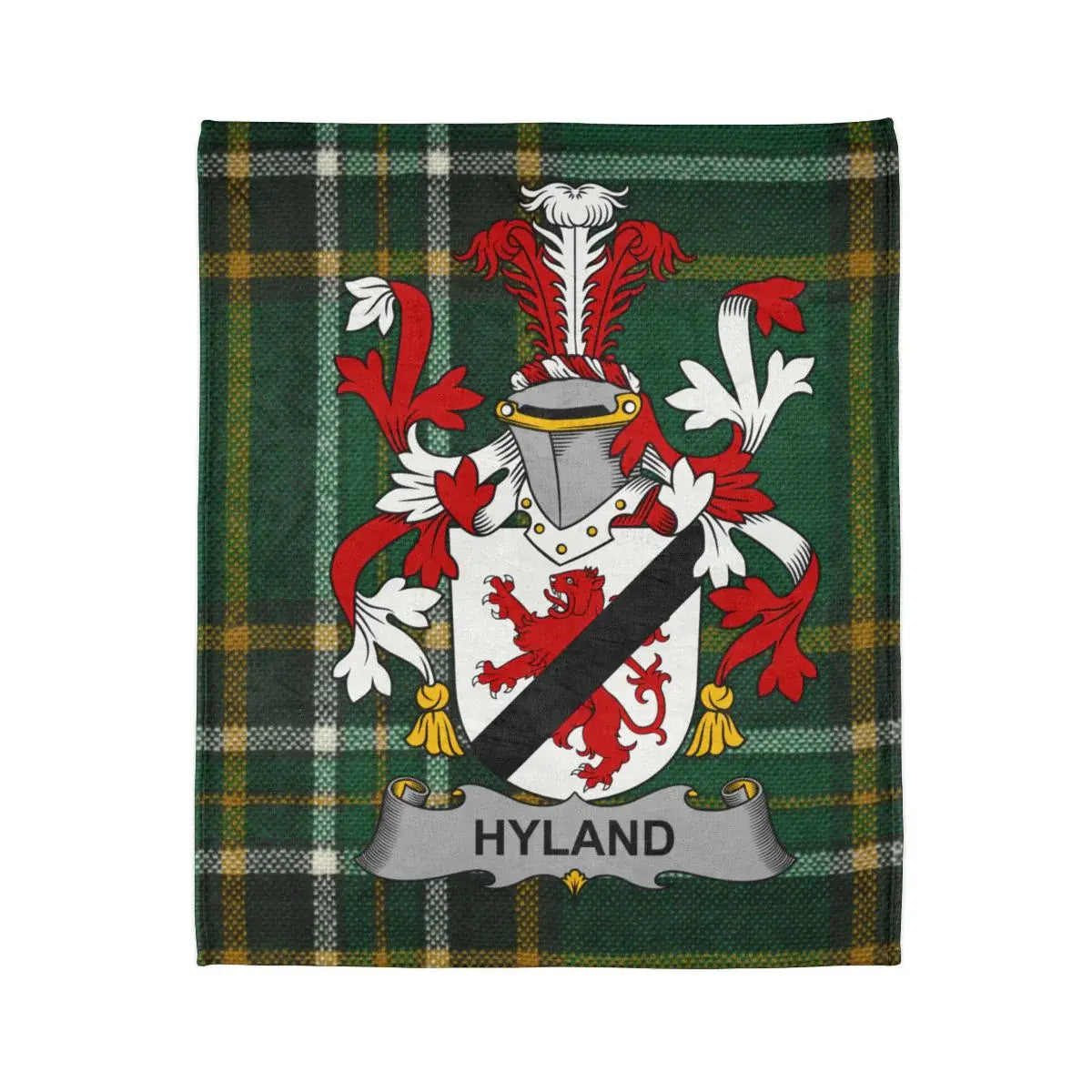 Hyland Family Crest Tartan Clan Personalized product