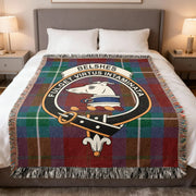 Belshes Clan Scottish Tartan Woven Blanket