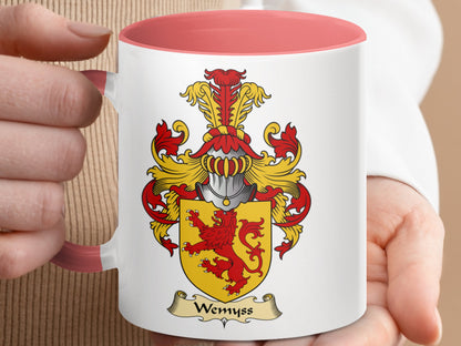 Wemyss Family Scottish Coat of Arms Mug - Living Stone Gifts