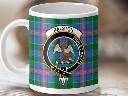 Ralston Fide Et Marte Clan Emblem Design Mug product