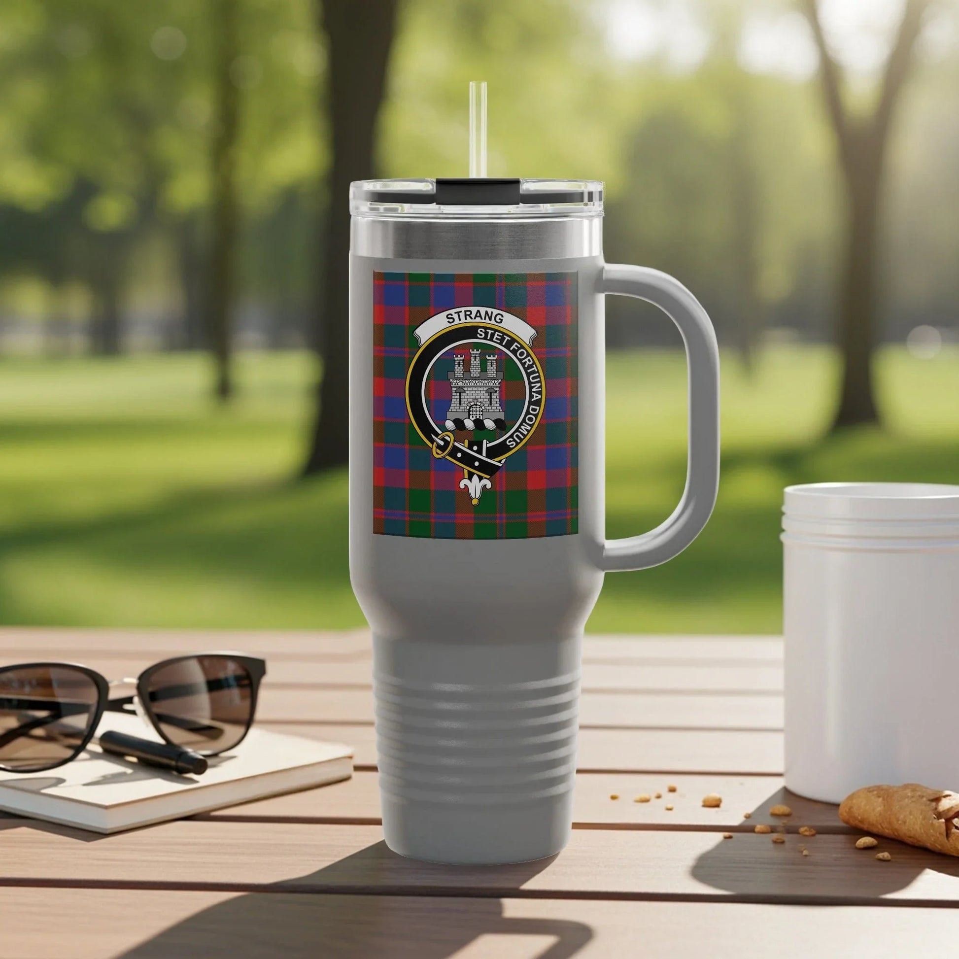 Tartan Pattern Stainless Steel Travel Mug product