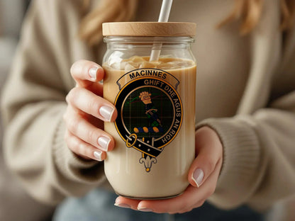 Clan MacInnes Crest Design Beverage Jar product type