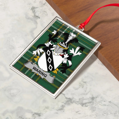 Waring Family Crest Hanging Ornament product type