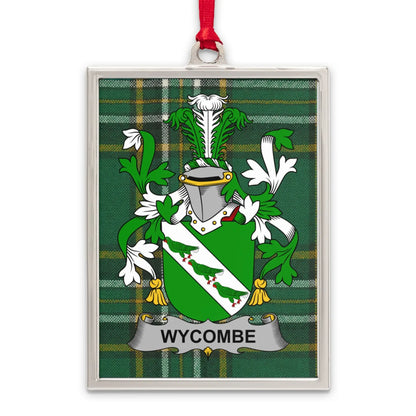 Wycombe Family Crest Plaid Pattern Ornament product type