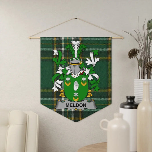 Custom Family Crest Plaid Wall Tapestry Home Decor product