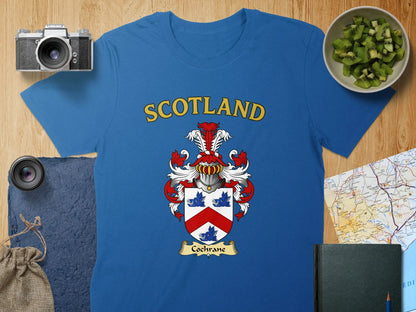 Scotland Cochrane Family Crest Emblem T-shirt product type