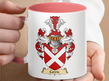 Clan Corrie Heraldic Design Coffee Mug - Living Stone Gifts