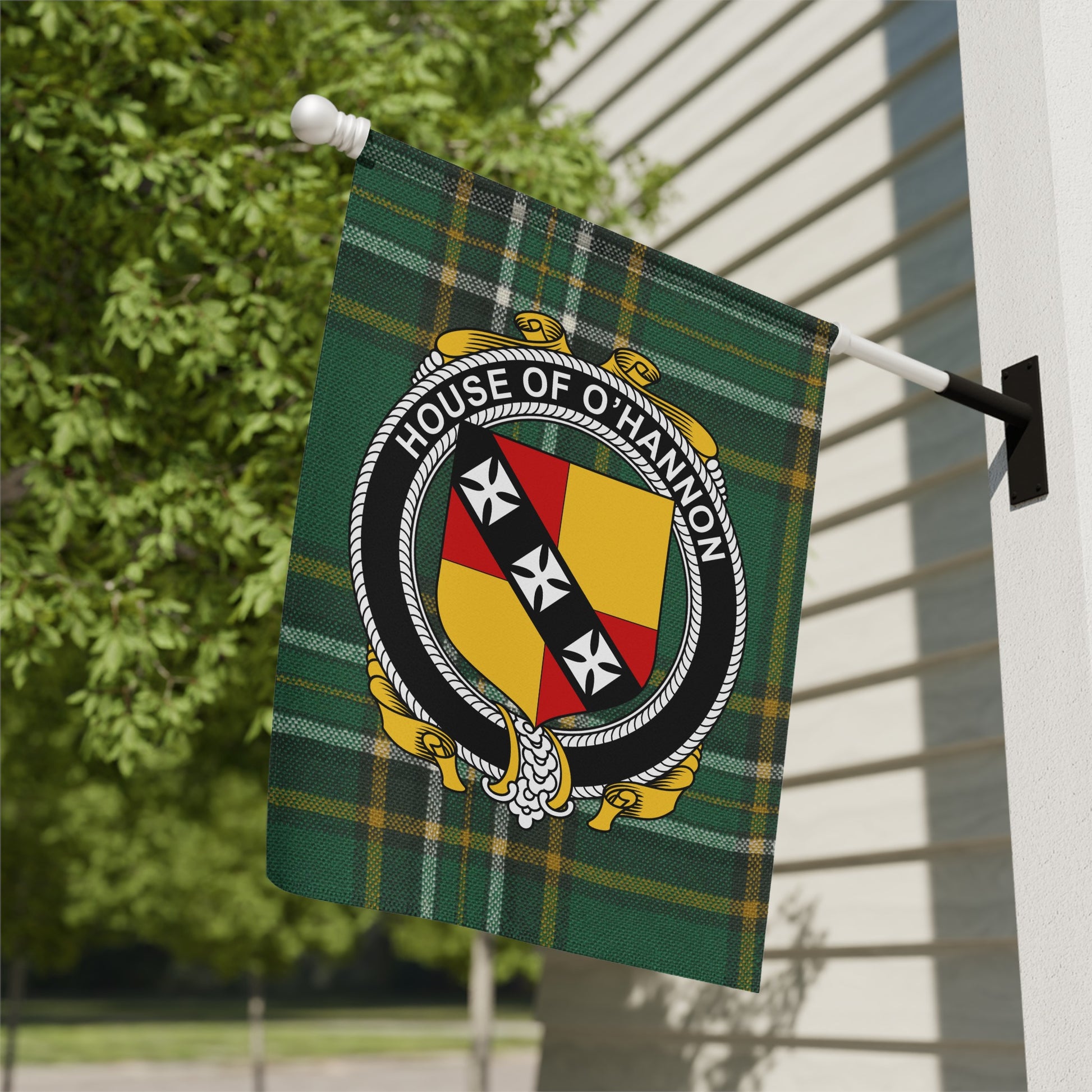 House of O'Hanlon Green Plaid Wall Hanging