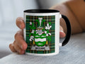 McCabe Irish family crest black accent mug