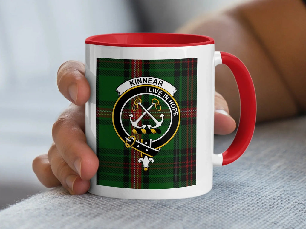 Scottish Clan Kinnear Crest I Live In Hope Mug