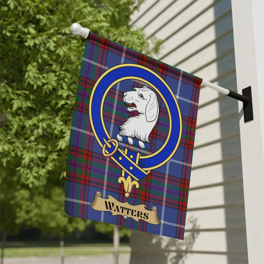 Clan Watters Traditional Plaid Garden Flag product