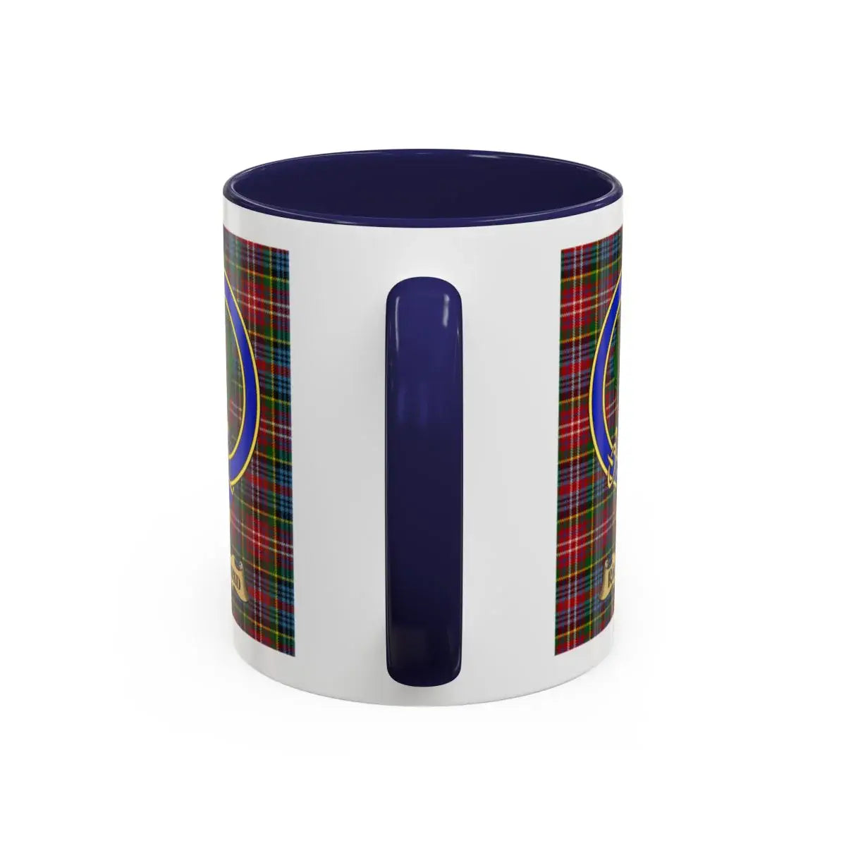 Vibrant Tartan Pattern Mug for Colorful Drinkware
