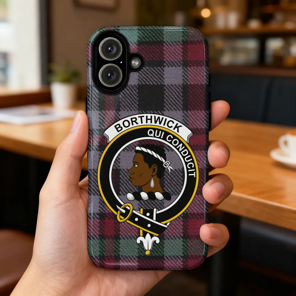 Borthwick Qui Conducit Plaid Phone Case for iPhone