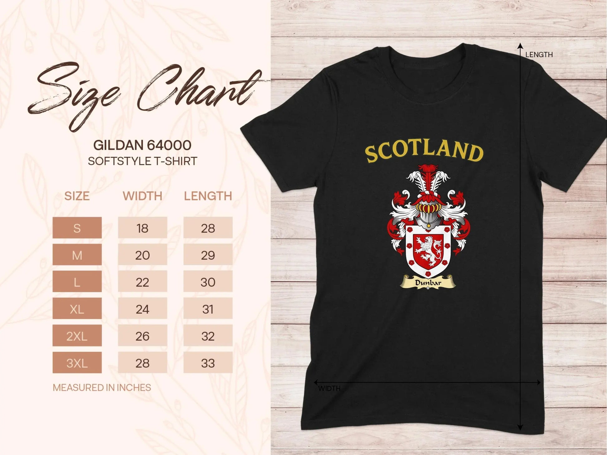 Scotland Crest Softstyle T-Shirt Unique Product