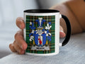 Meath Irish family crest black accent mug