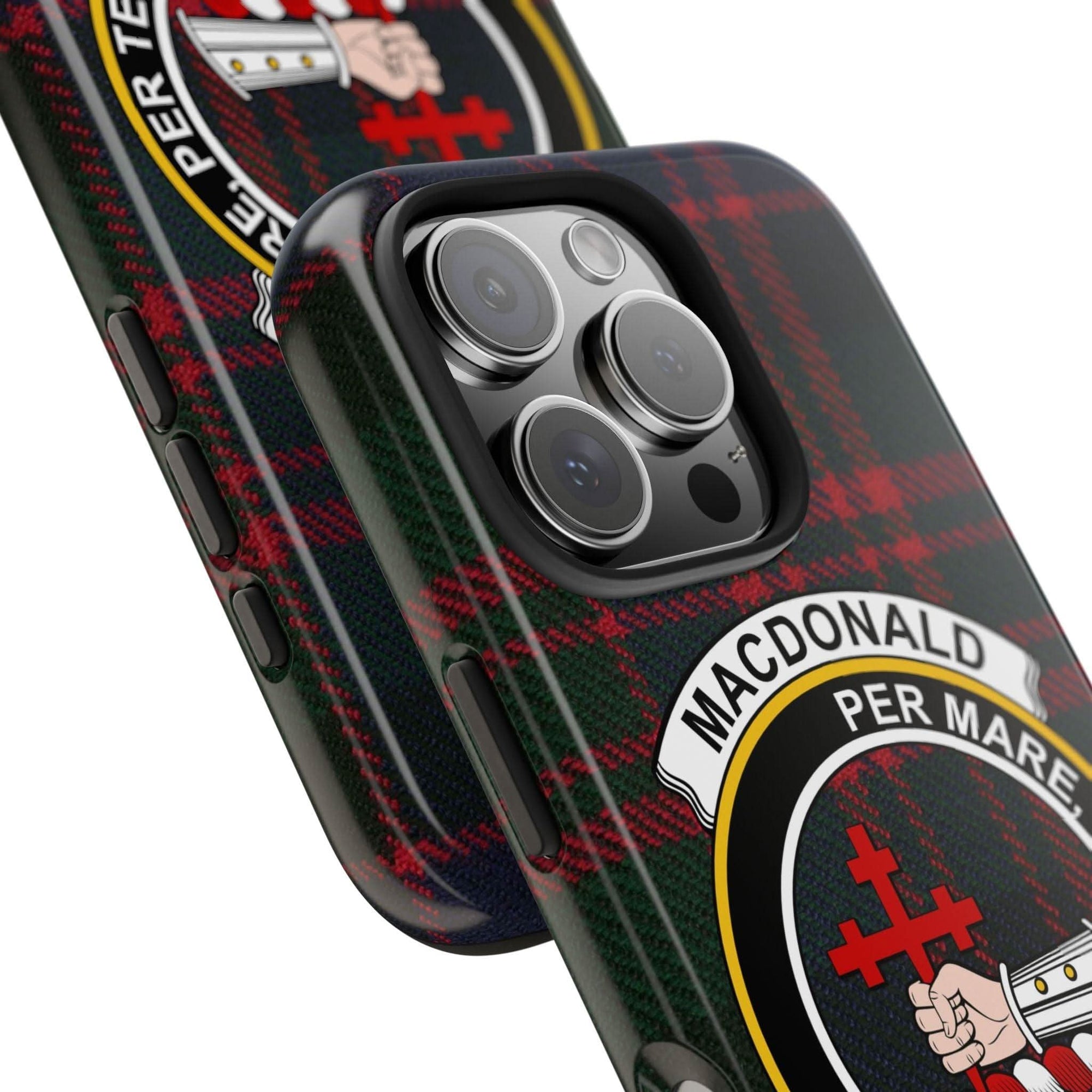 Macdonald Clan Scottish Tartan Cell Phone Case - Celtic Ancestry Gifts