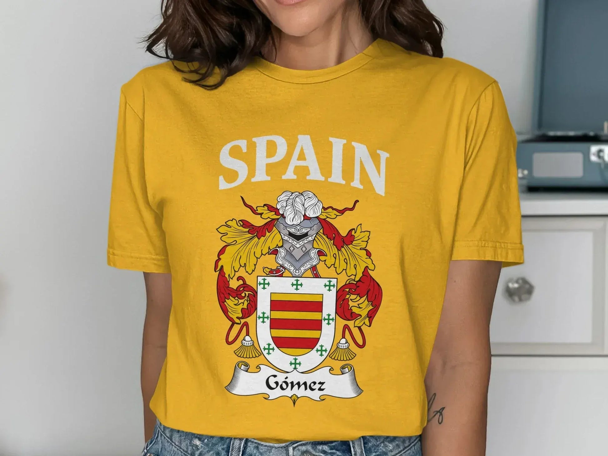 Spain Gomez Family Crest T-Shirt product