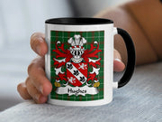 Hughes Welsh Family Crest Mug | Welsh Heritage Gift