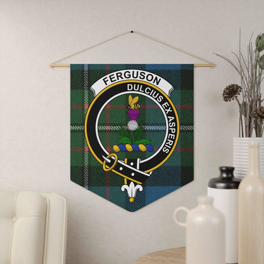 Ferguson Clan Scottish Tartan Wall Pennant - Celtic Ancestry Gifts