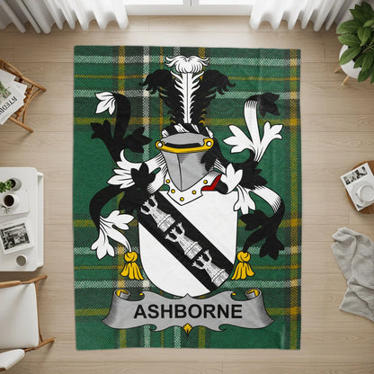 Ashborne Family Crest Plaid Green Pattern Rug product