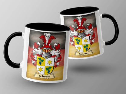 Schmidt Family Crest Design Coffee Mug product type