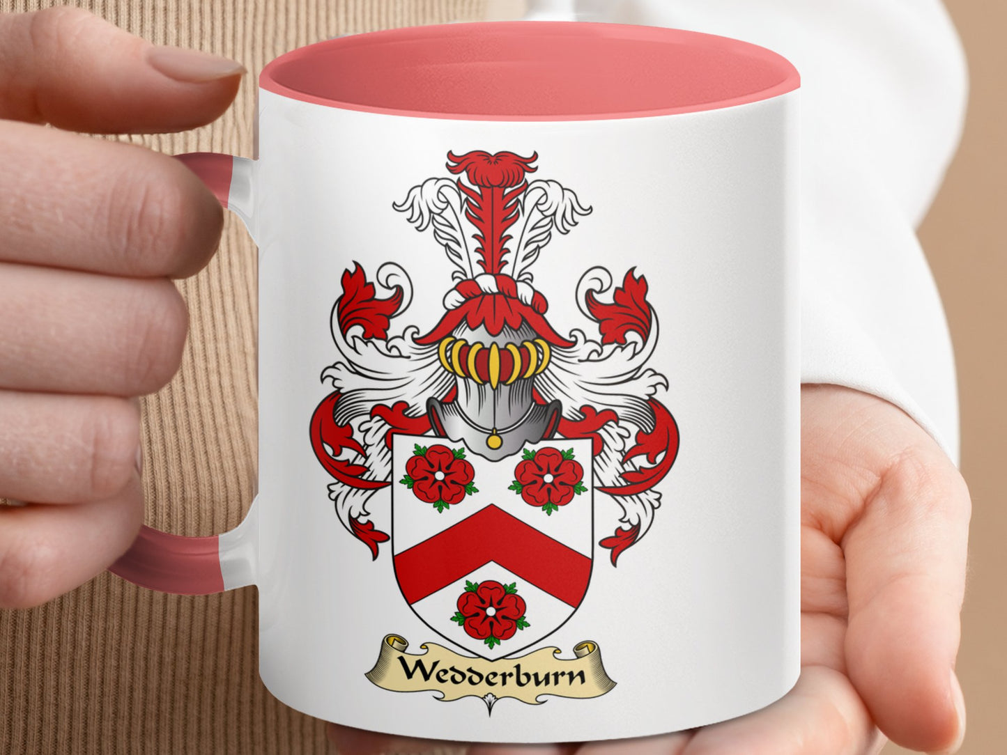 Clan Wedderburn Scottish Coat of Arms Mug - Living Stone Gifts