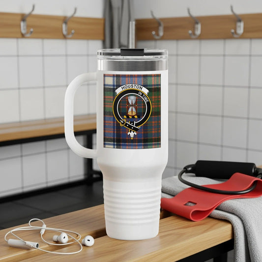 Houston Soccer Plaid Design Thermal Travel Mug product
