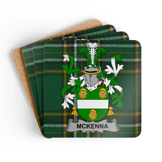 McKenna Family Crest Design Coaster Set product type