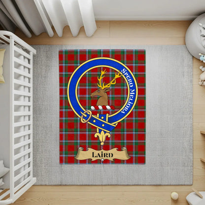 Clan Laird Stag Family Crest Plaid Design product type