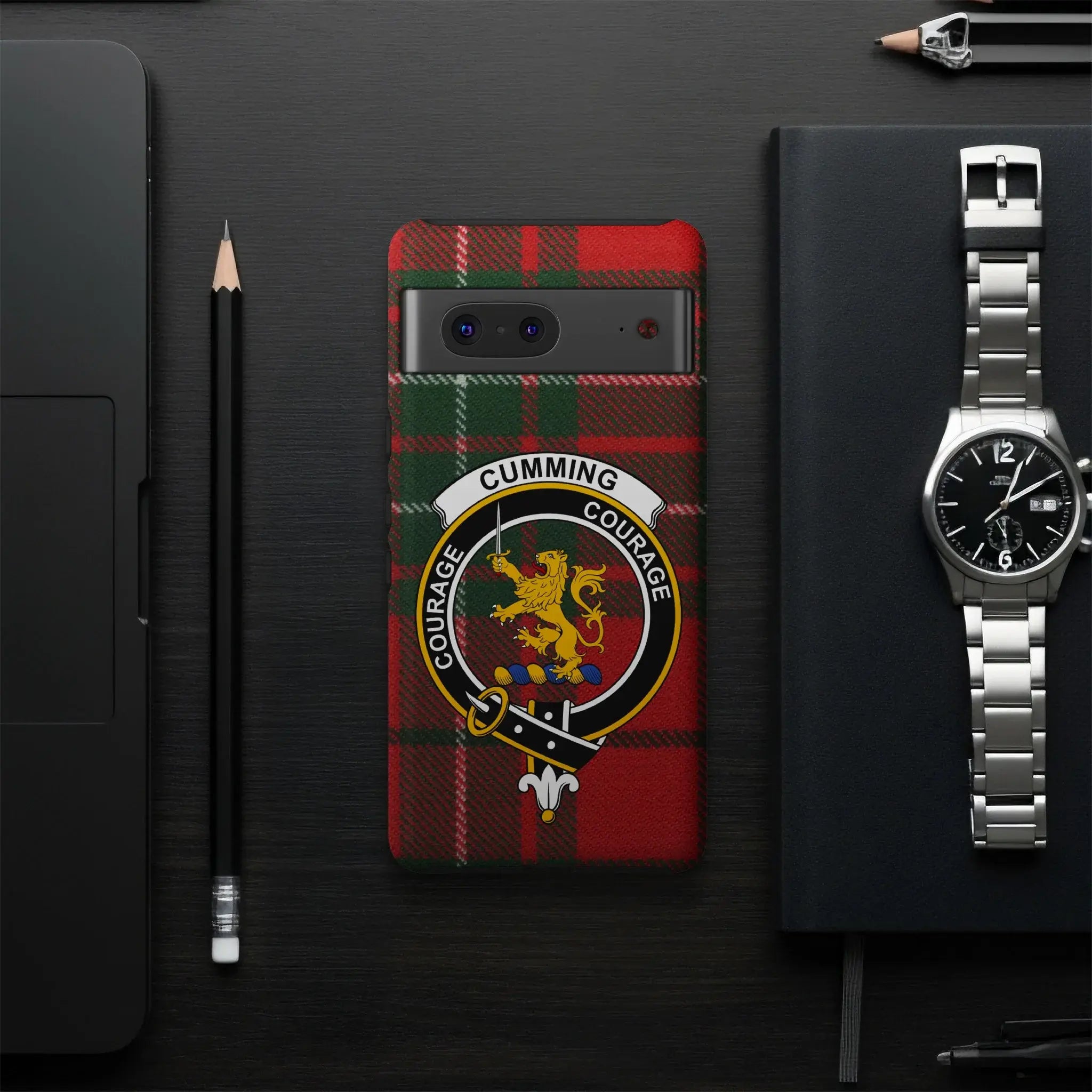 Courage Cumming Clan Tartan Phone Case Cover