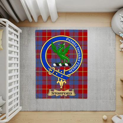 Scottish Clan Tartan Plaid Pattern Kids Room Rug product type