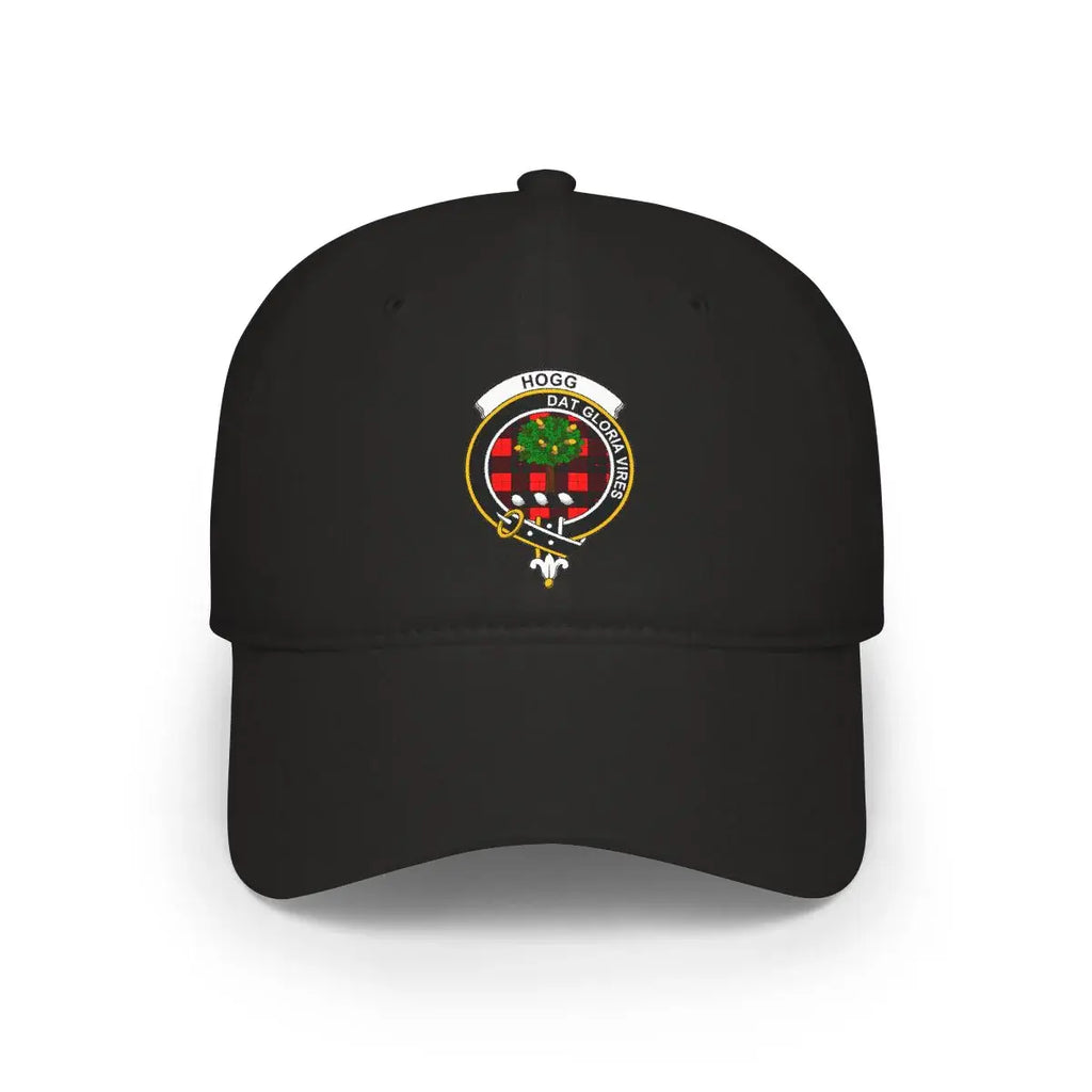 Hogg Dat Gloria Vires Emblem Black Cap Hat Accessory