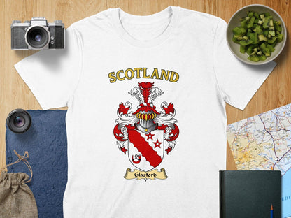 Scotland Glassford Coat of Arms Graphic T-Shirt product