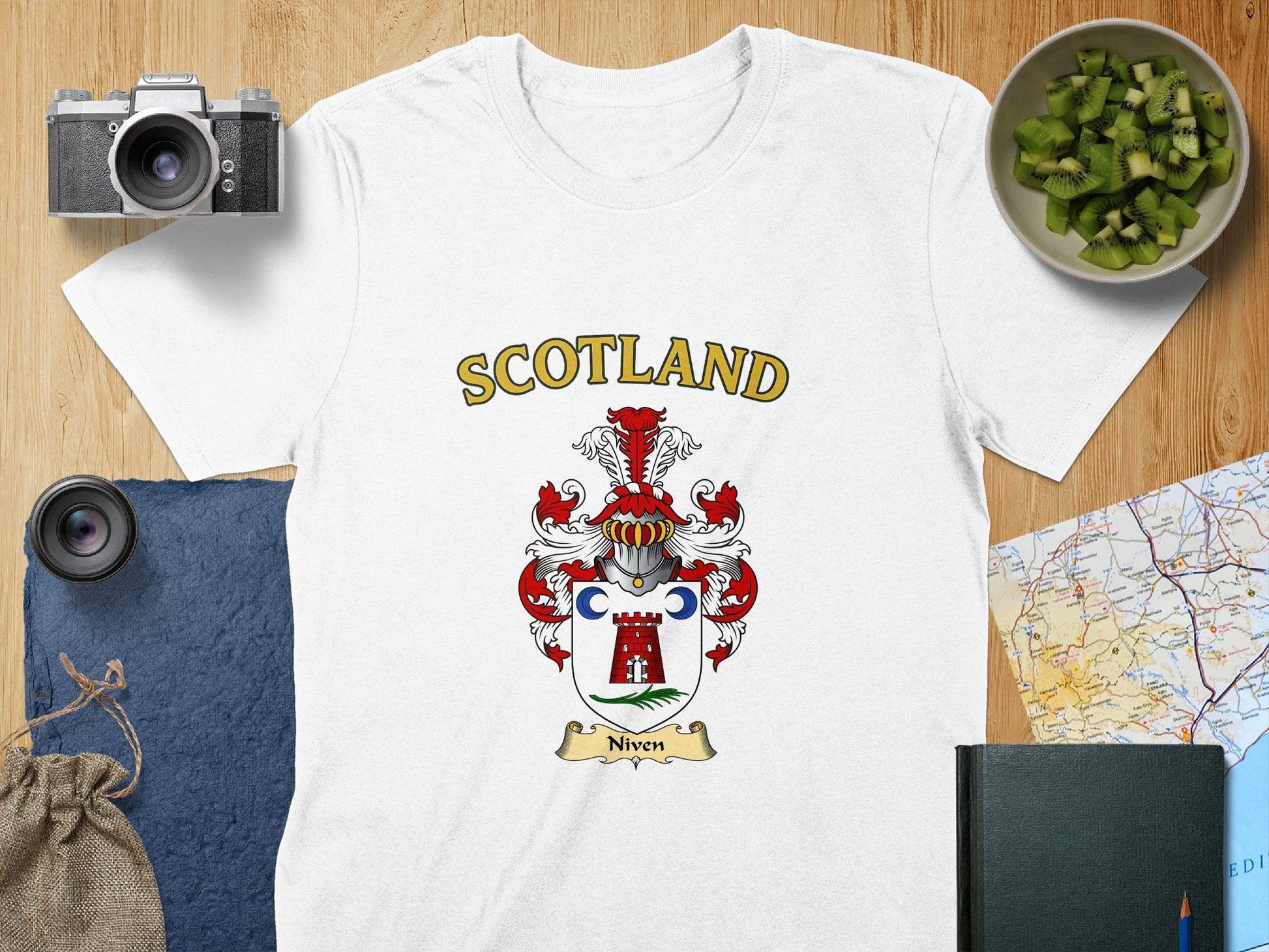 Scotland Family Crest Graphic T-Shirt product type