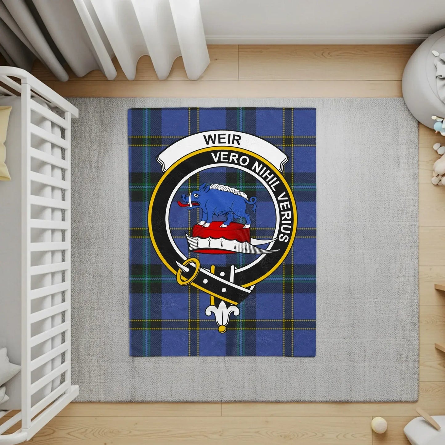 Weir Vero Nihil Verius Crest Symbol Customizable product