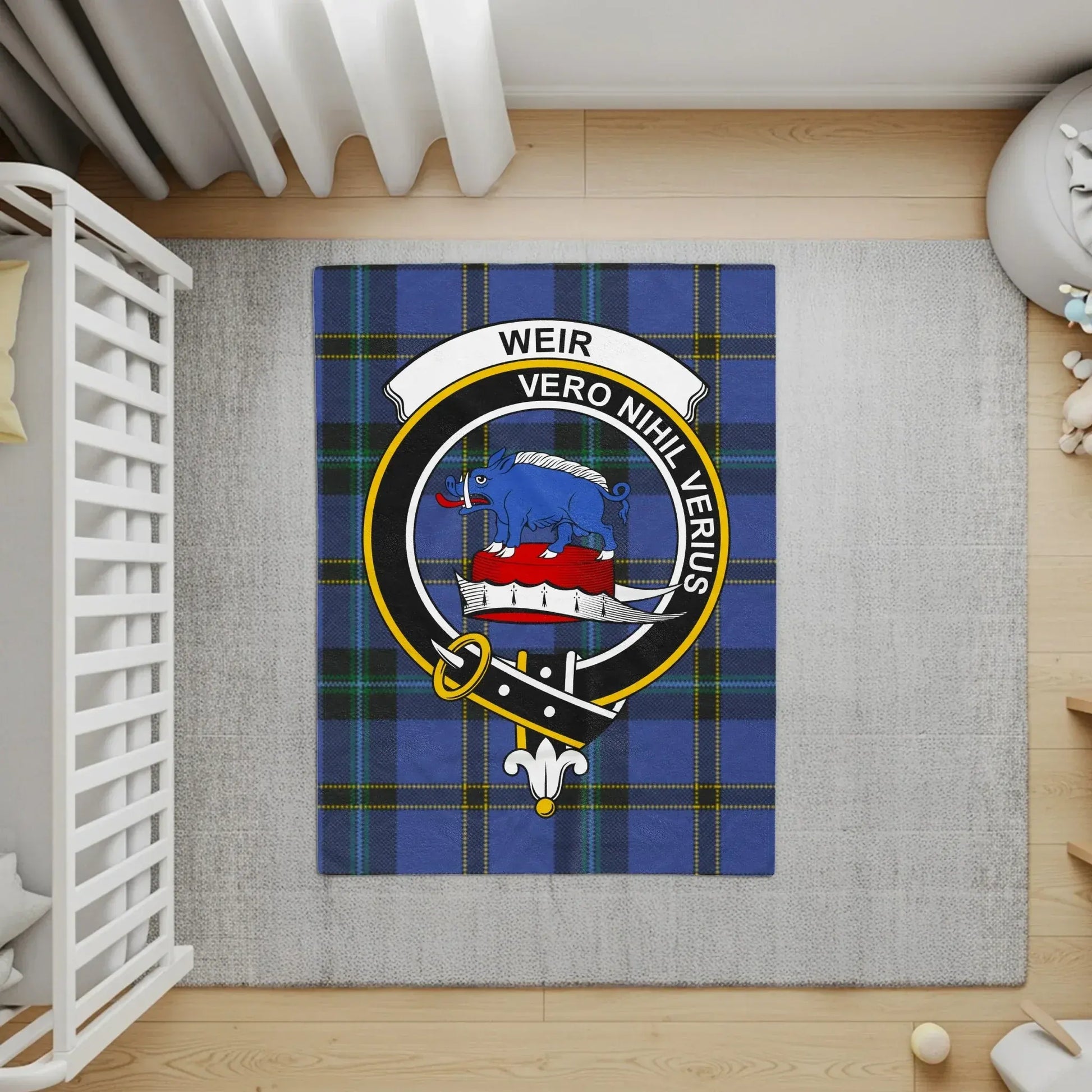 Weir Vero Nihil Verius Crest Symbol Customizable product