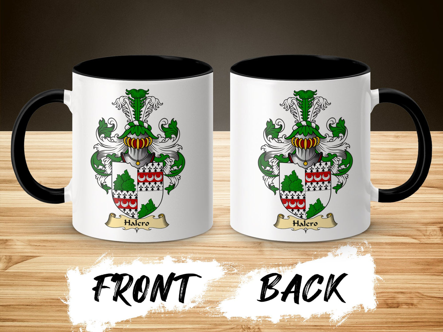 Clan Halcro Scottish Coat of Arms Accent Mug - Living Stone Gifts