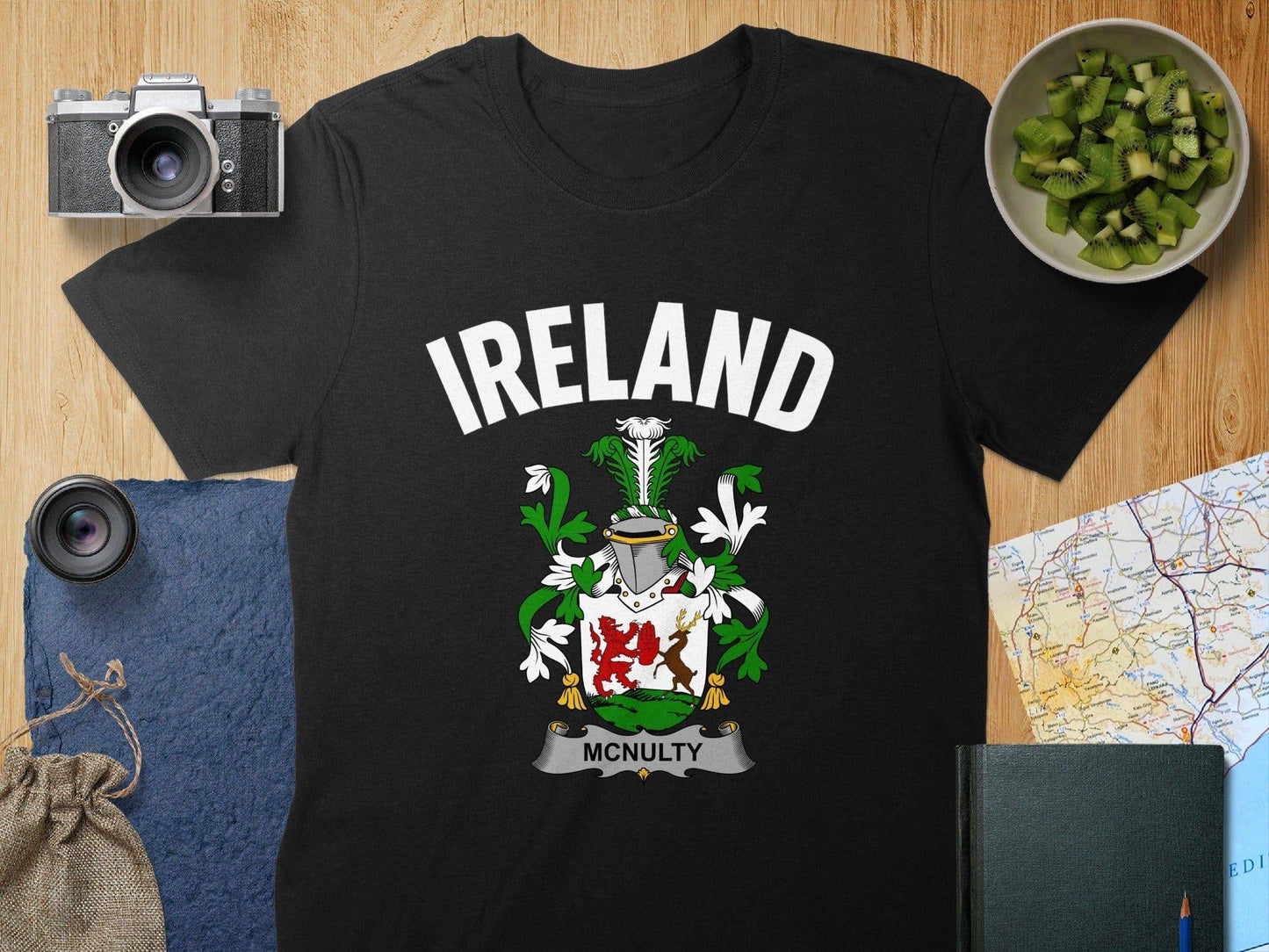 Ireland McNulty Crest Graphic Black Shirt product