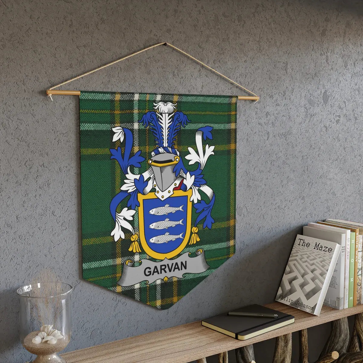 Family Heritage Coat of Arms Design Wall Art product