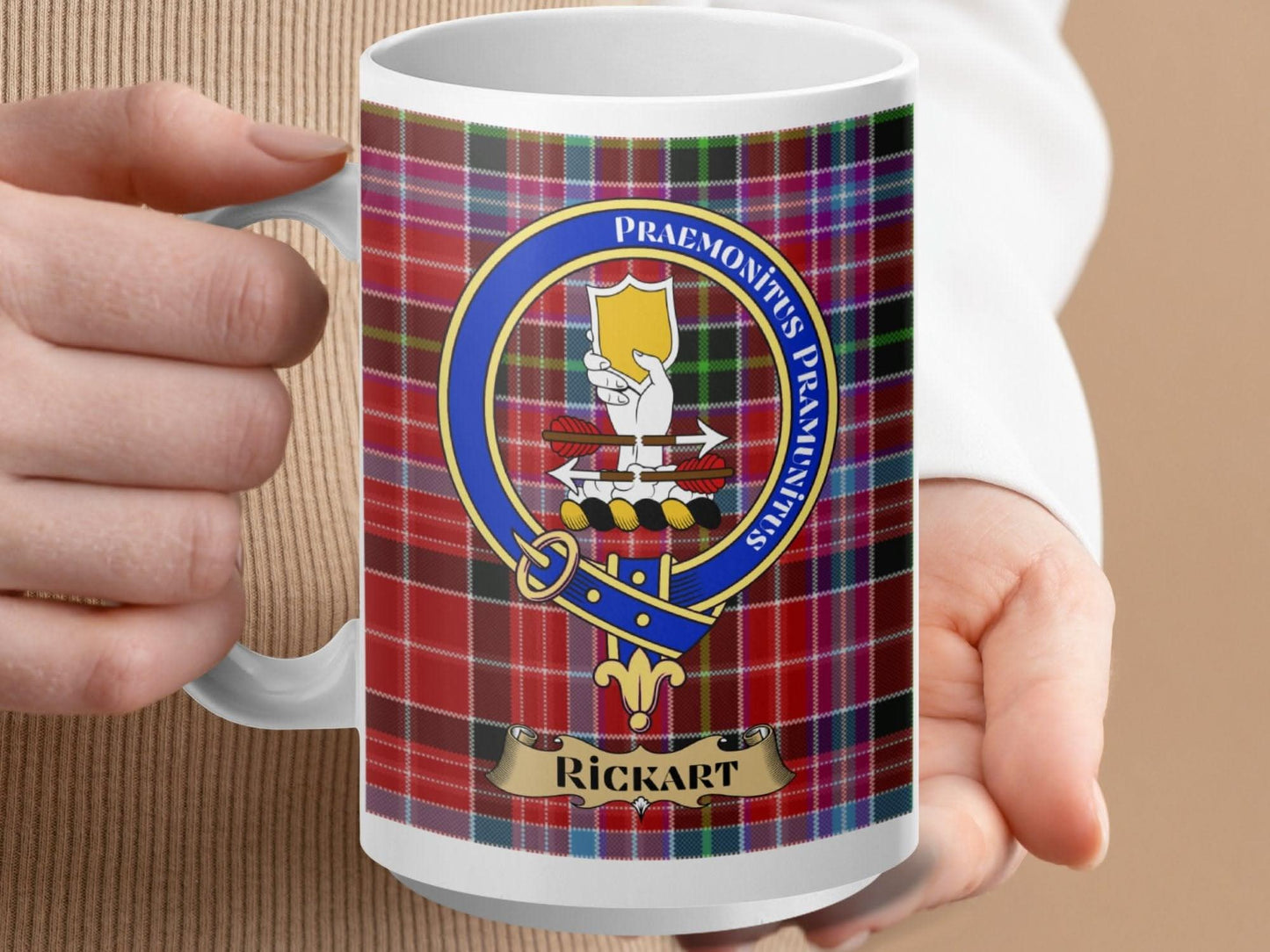 Rickart Plaid Shield Design Mug product