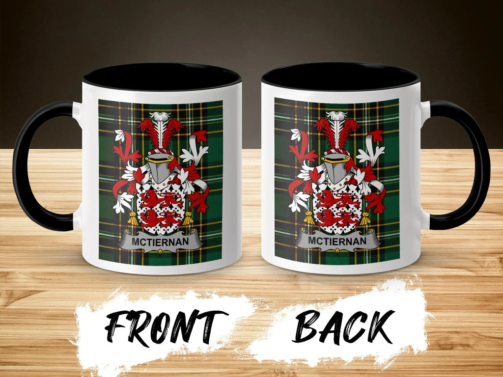 McVeagh Irish National Tartan ceramic accent mug