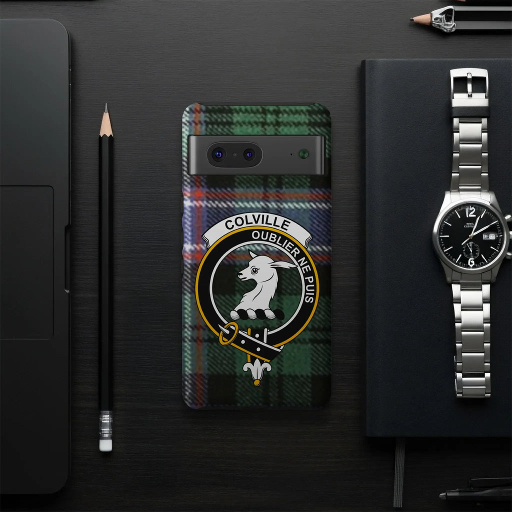 Colville Oublier Ne Puis Clan Tartan Phone Case