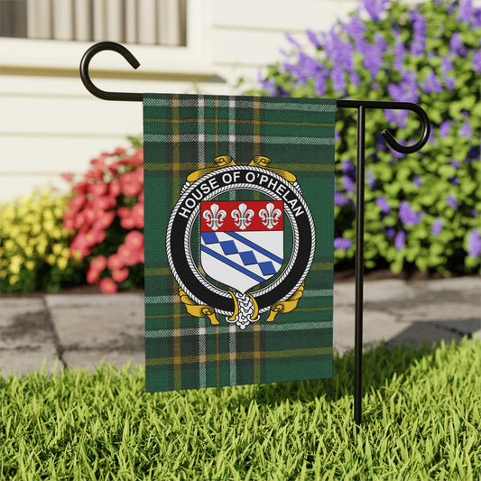 Personalized House of O'Phelan Garden Flag