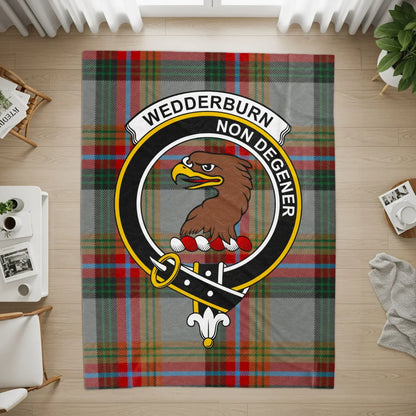 Wedderburn Clan Tartan Crest Decorative rug product type
