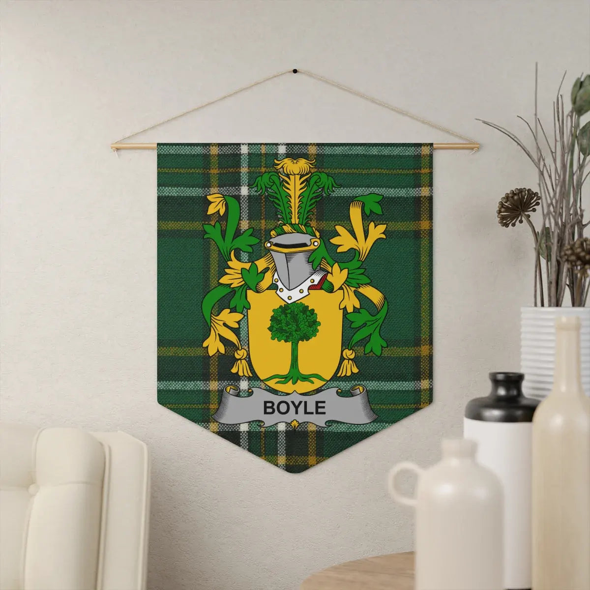 Personalized Boyle Family Crest Wall Hanging product
