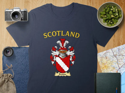 Scotland Fenton Family Crest Emblem T-Shirt product