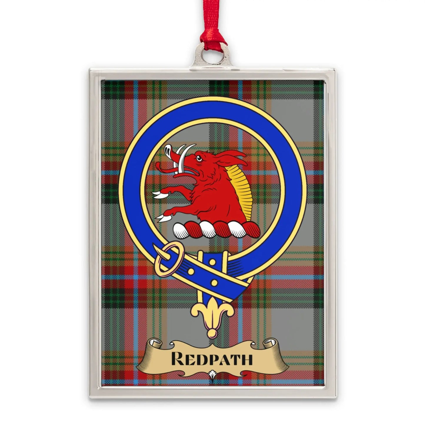 Redpath Family Crest Plaid Patten Rectangular Product