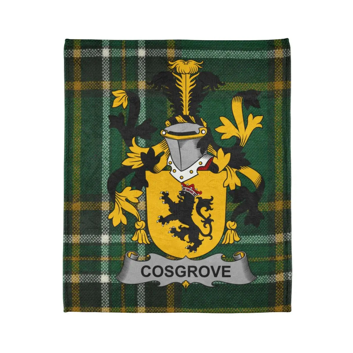 Regal Cosgrove Family Crest Plaid Blanket product type