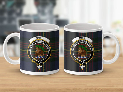 Scottish Clan Muir Crest Tartan Design Mug product
